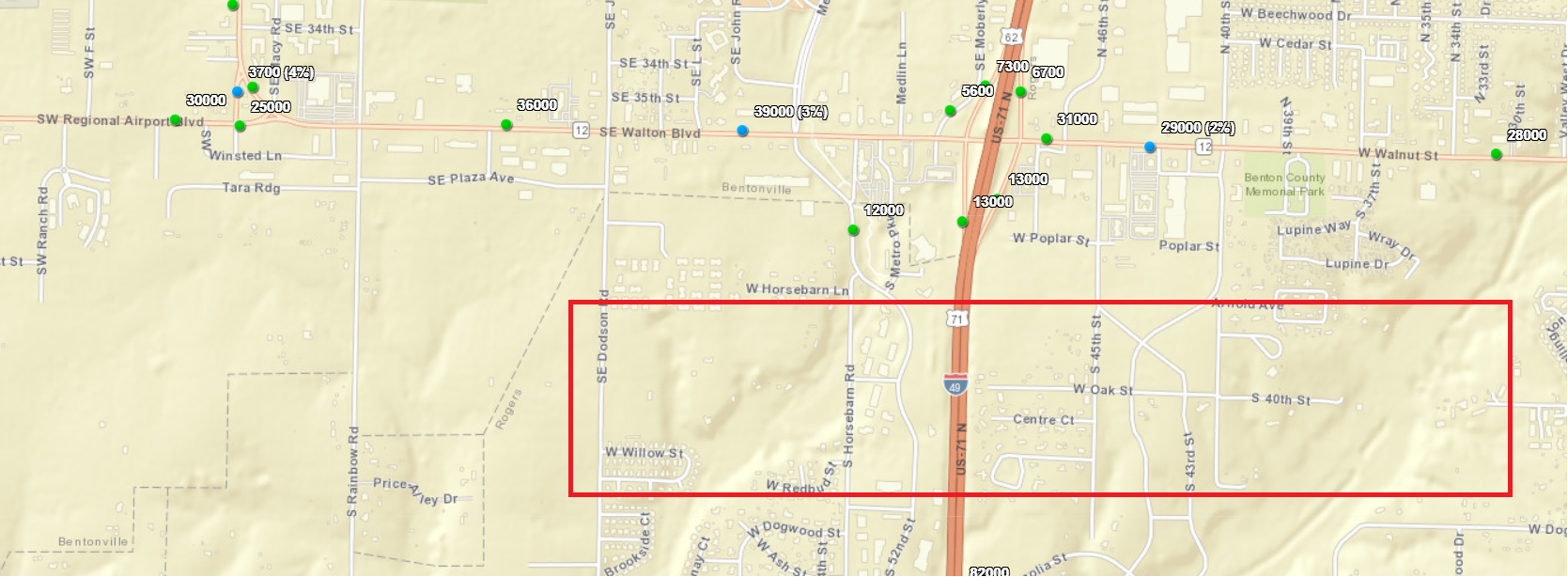 ArDOT 2019 Traffic Counts